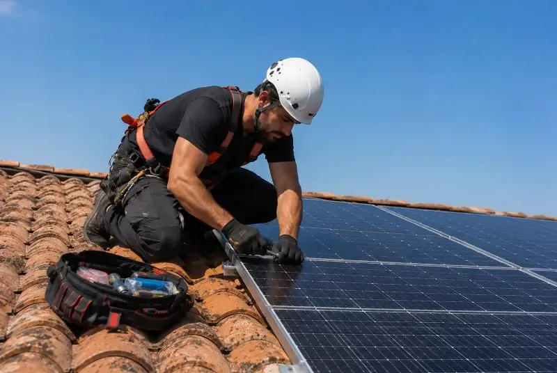 Maintenance et monitoring de panneaux solaires à Saint-Seurin-sur-l'Isle